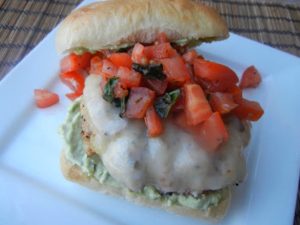 Bruschetta Turkey Burger