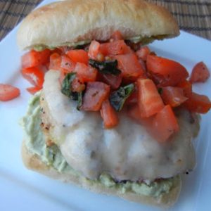 Bruschetta Turkey Burger