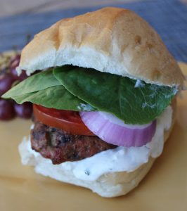 Tzatziki Turkey Burgers