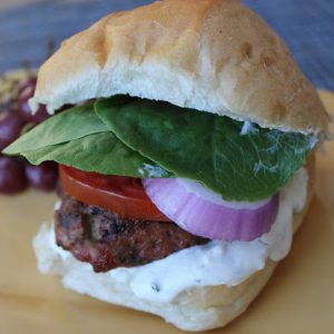 Tzatiki TUrkey Burgers