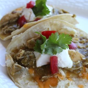 Chile Verde Pork Tacos