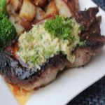 Grilled Steak with Herb Butter