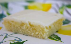 Almond Butter Sheet Cake