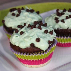 Mint Oreo Cupcake