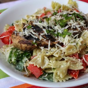 Lemon Pesto Chicken Pasta