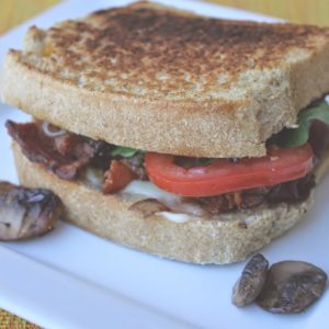 BLT Mushroom Swiss Sandwiches