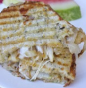Caramlized Onion Grilled Cheese Sandwiches