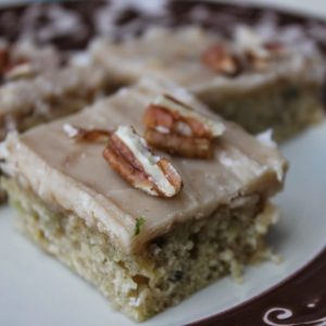 Zucchini Bars with Browned Butter Frosting