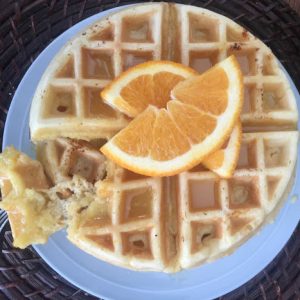 Orange Waffles