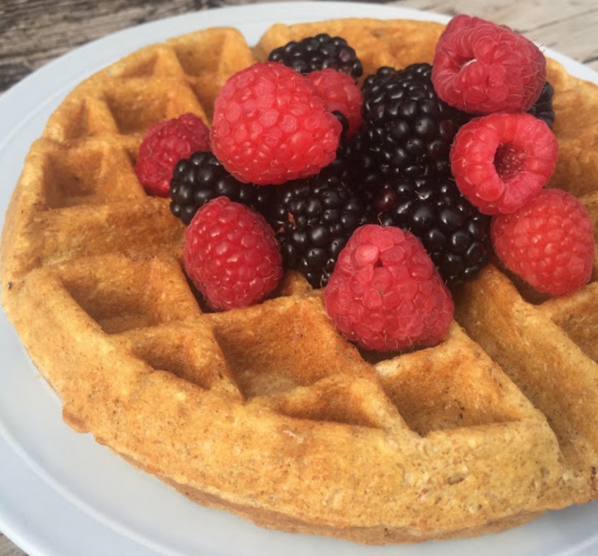 Blender Wheat Waffles