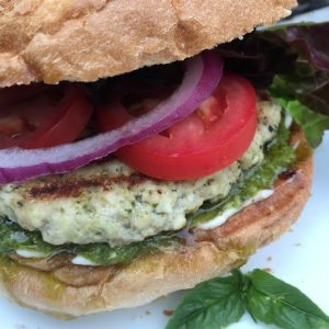 Pesto Chicken Burger