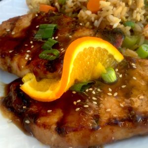 Orange Ginger Pork Chops