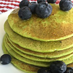 Healthy Hulk Green Pancakes