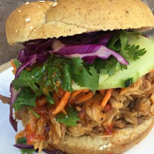 asian pork slaw sandwiches