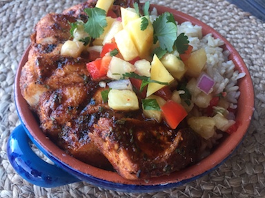 Caribbean Chicken and Pineapple