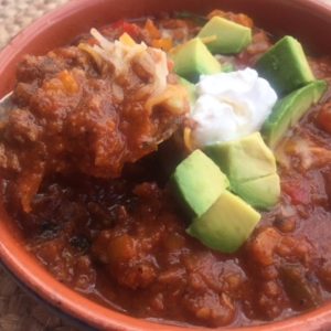 Thick and Meaty Beanless Chili