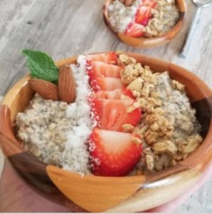 Instant Chia Oatmeal Pudding