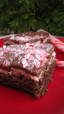 Peppermint Ganache Brownies