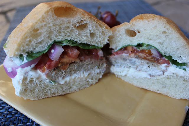 Tzatziki Turkey Burgers