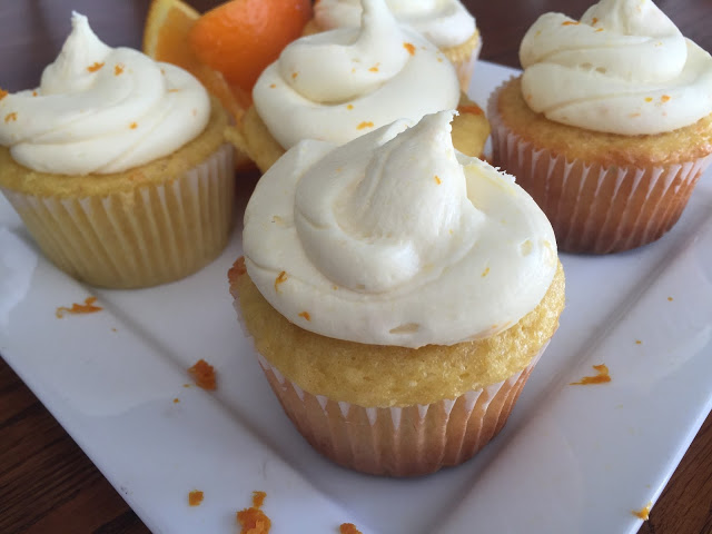 Orange Creamsicle Cupcakes