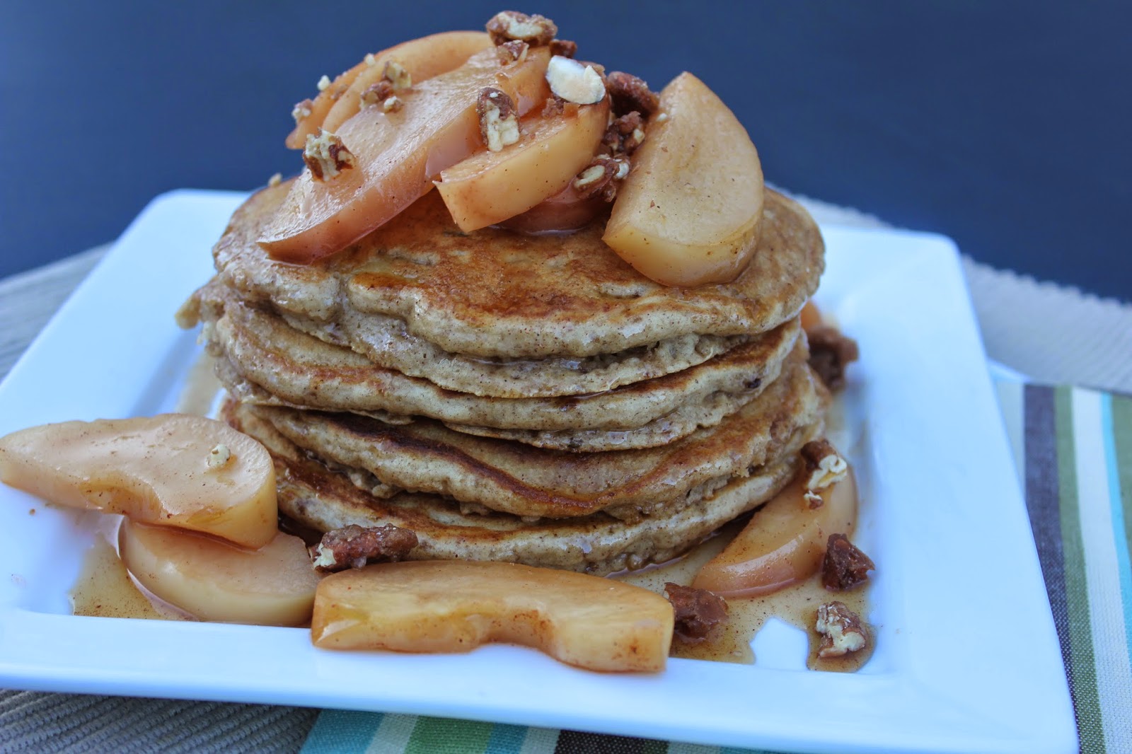 Apple Wheat Pancakes