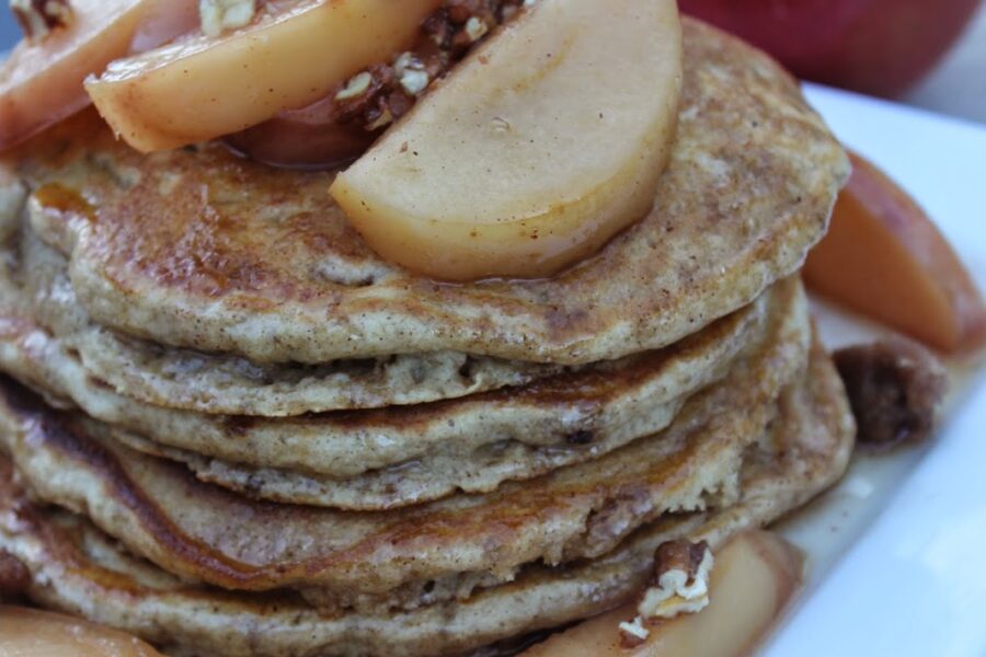 Apple Wheat Pancakes