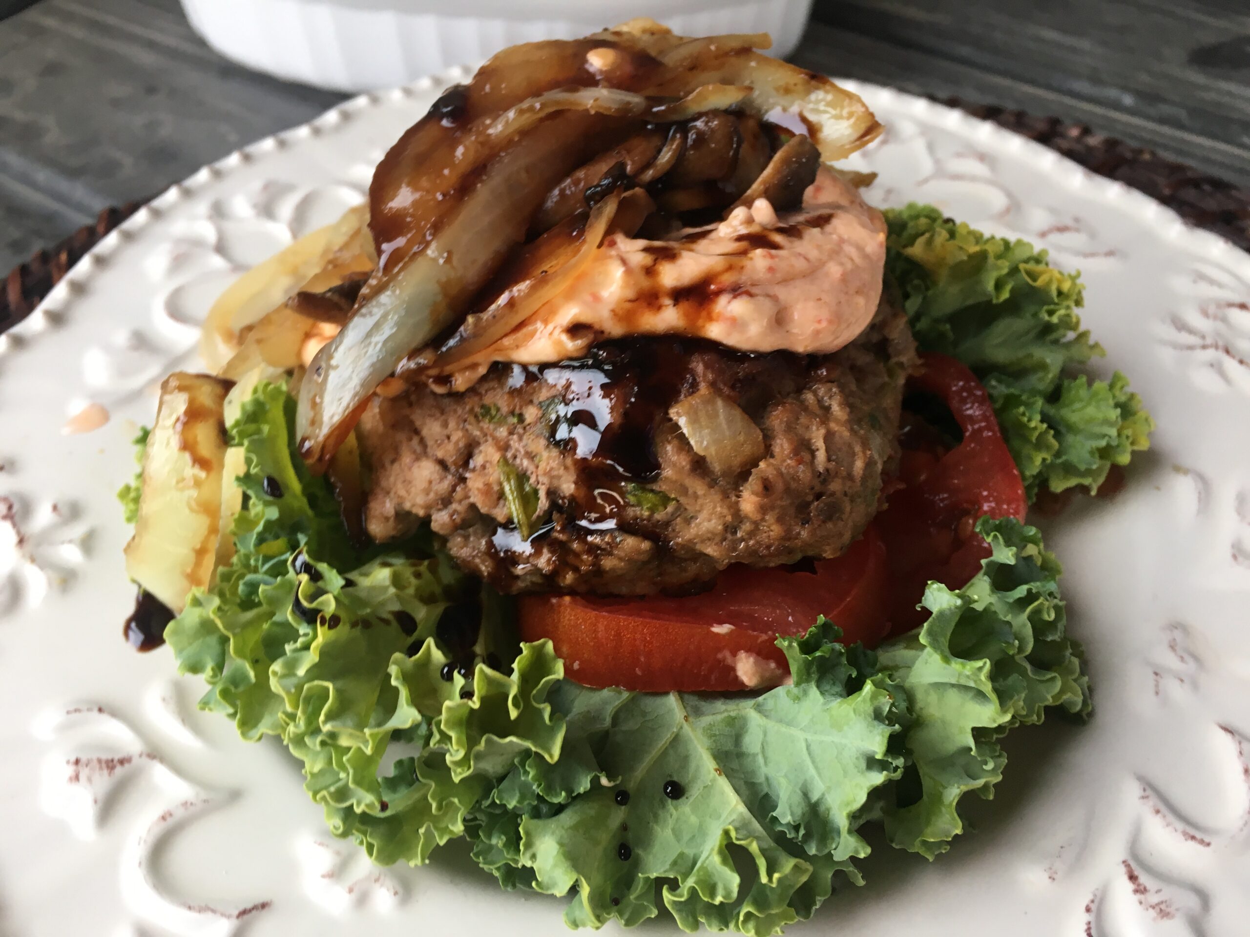 Sundried Tomato Kale Turkey Burger