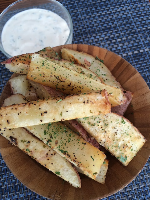 Recipe: Side Dish, Recipe: Vegetable, Baked Potato Fries, Homemade Fries, Baked Crispy Ranch Potato Fries, Deals to Meals