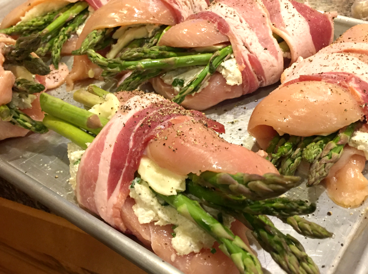 Asparagus Stuffed Chicken Breasts