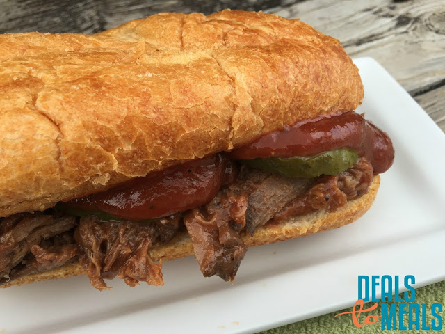 Shredded Barbecue Beef Sandwiches