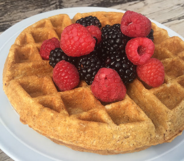 Blender Wheat Waffles