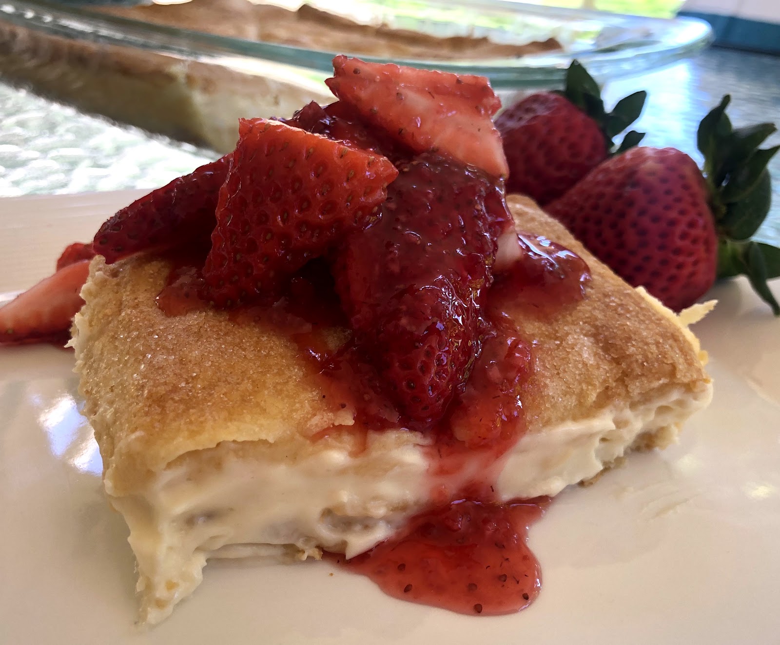 Strawberry Crescent Breakfast Casserole