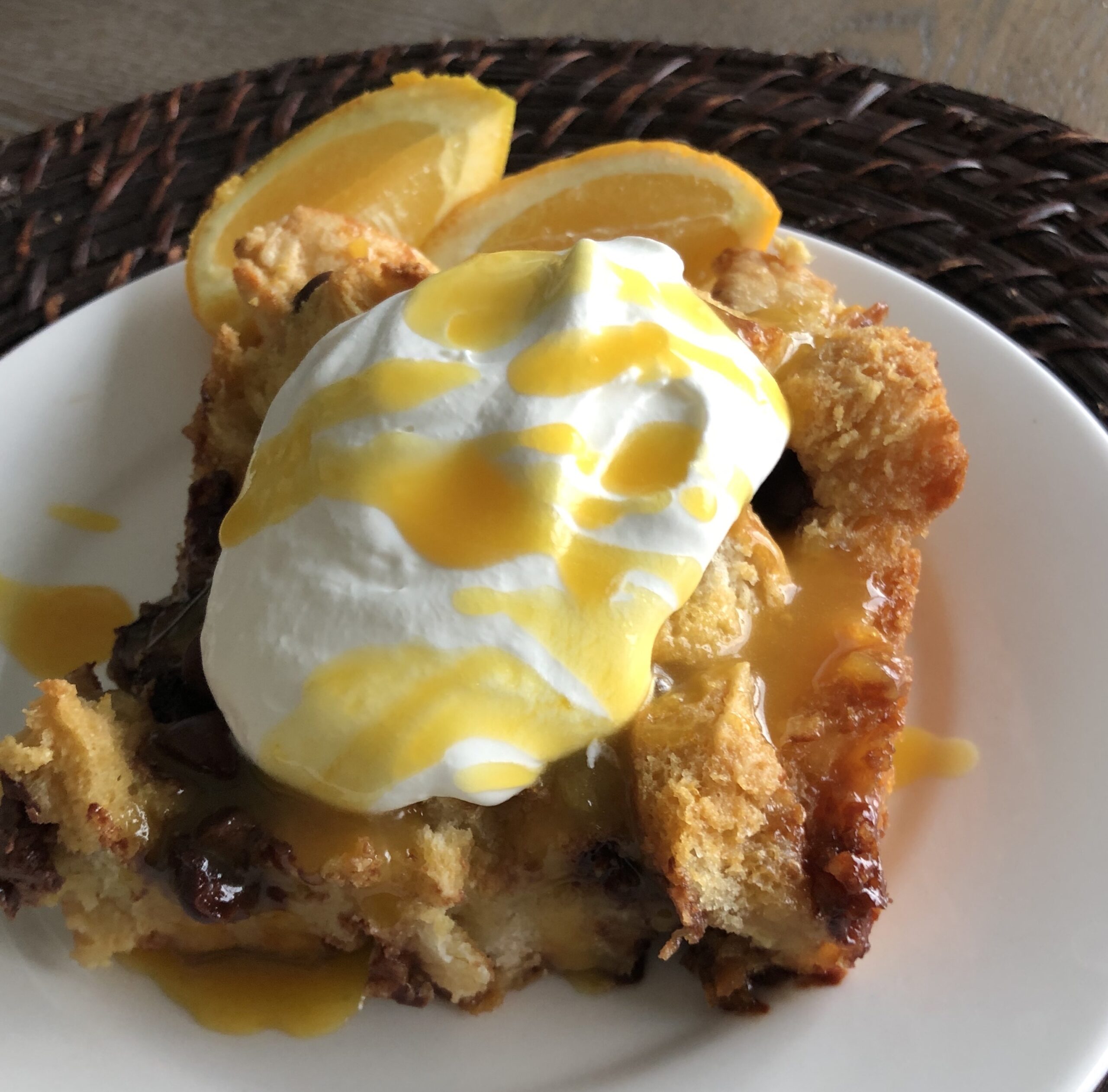 Orange Chocolate Bread Pudding, Deals to Meals, Desserts, Christmas Recipes