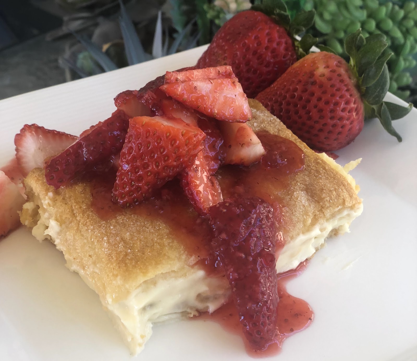 Strawberry Crescent Breakfast Casserole