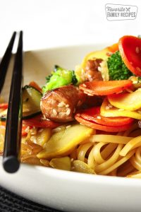 Oriental Chicken Pasta