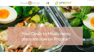 MEAL PLANNER ON PREPEAR