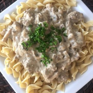 Ground Beef Stroganoff