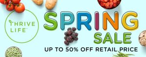 Thrive Spring Sale