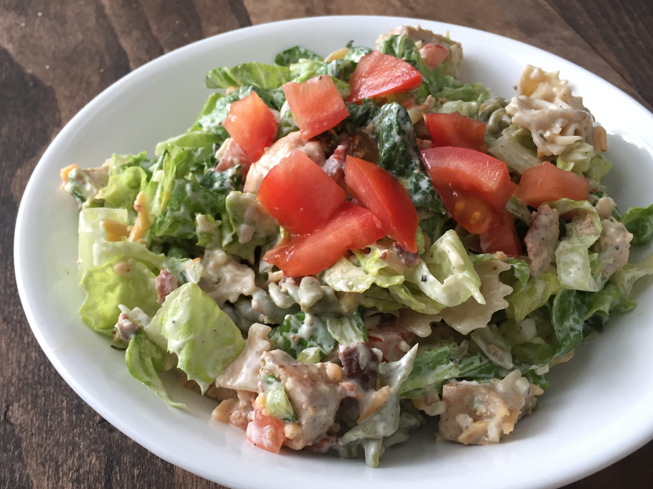 blt chicken pasta salad