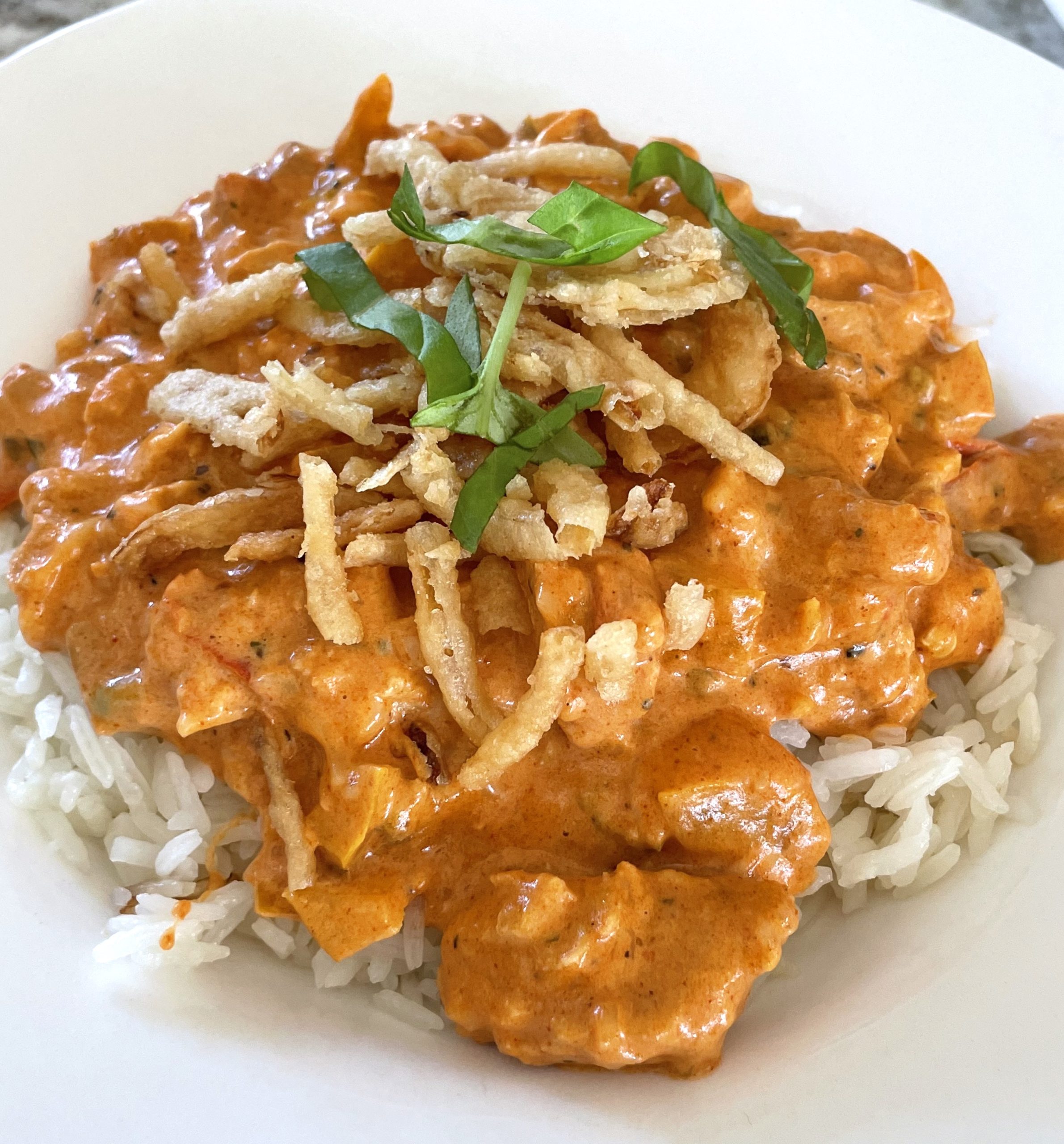 Creamy Tomato Chicken Stroganoff