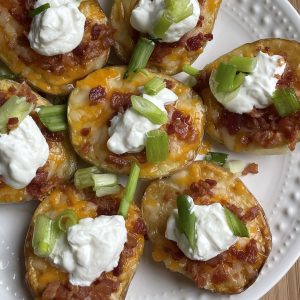 Cheesy Bacon Potato Skins