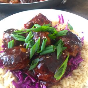 Sweet and Spicy Korean Meatballs